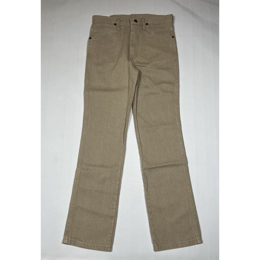 Wrangler 936 Cowboy Cut Jeans Mens 30x32 Brown Tan Slim Fit Western NWT